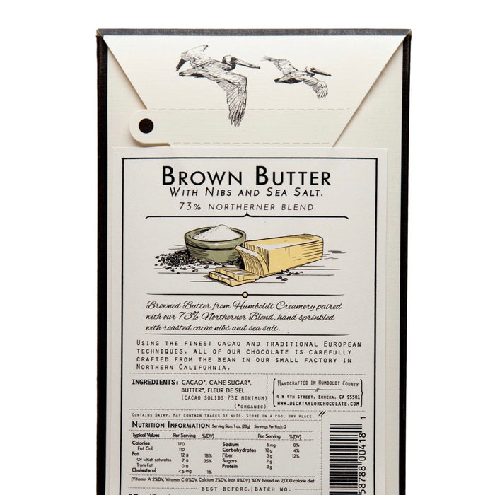 Dick Taylor Craft Chocolate - Brown Butter nibs & Sea Salt