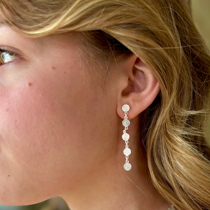 Coin Chain Earrings