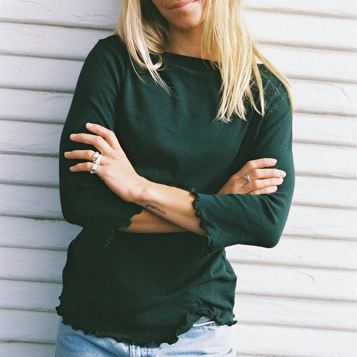 LA Relaxed- Ballet Pointelle Tee