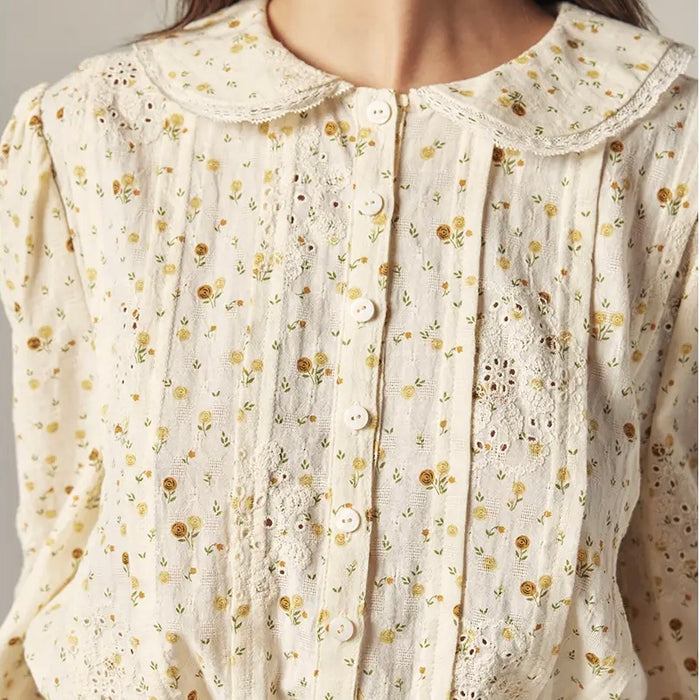 Amente- Peter Pan Collar Shirts