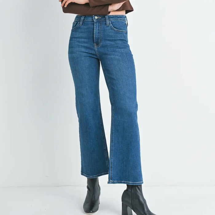 Just Black Denim- the Classic Wide Leg Dark Wash