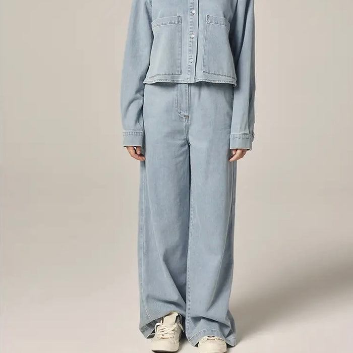 Amente- Wide Leg Elestic Pants