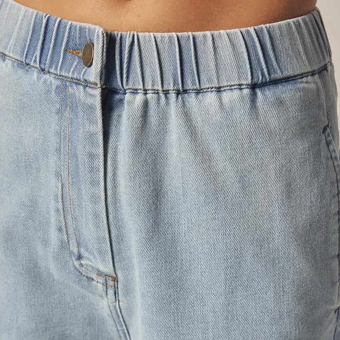 Amente- Wide Leg Elestic Pants