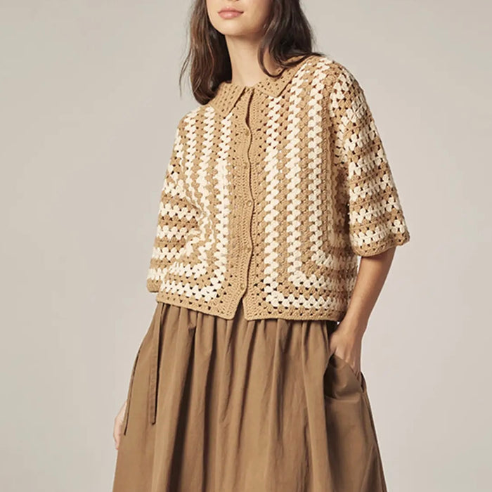 Amente- Hand Knit Crochet Shirts