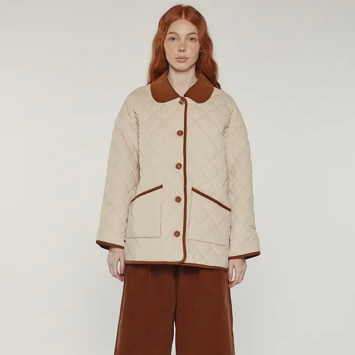 A Mente- Reversible Quilted Cotton Jacket