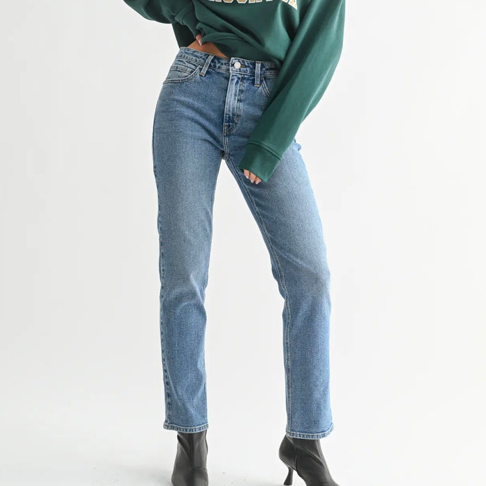 Just Black Denim- Pencil Jean Medium Wash