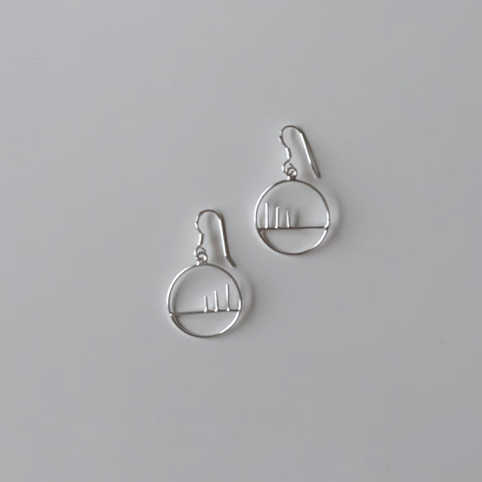 Sterling Silver Simple Drop Earrings