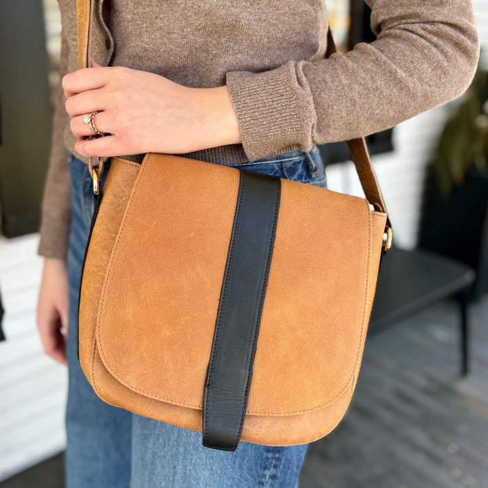 Two Tone Leather Purse