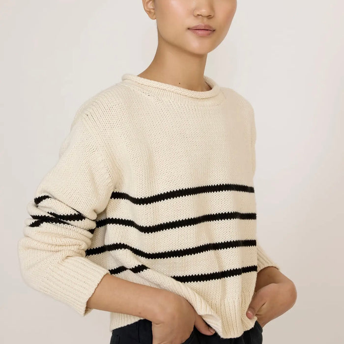 Laude The Label- Field Sweater - Classic Stripe