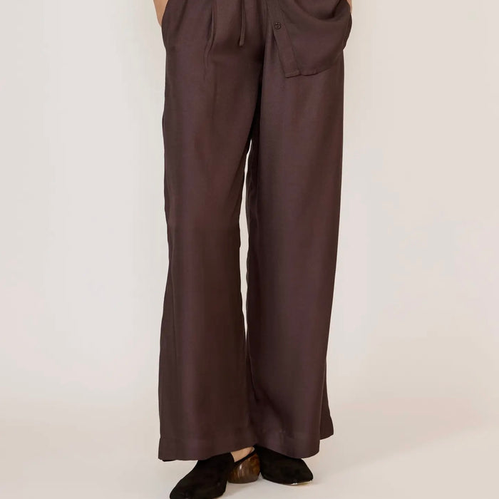 Laude the Label- Easy Pant - Chocolate Brown