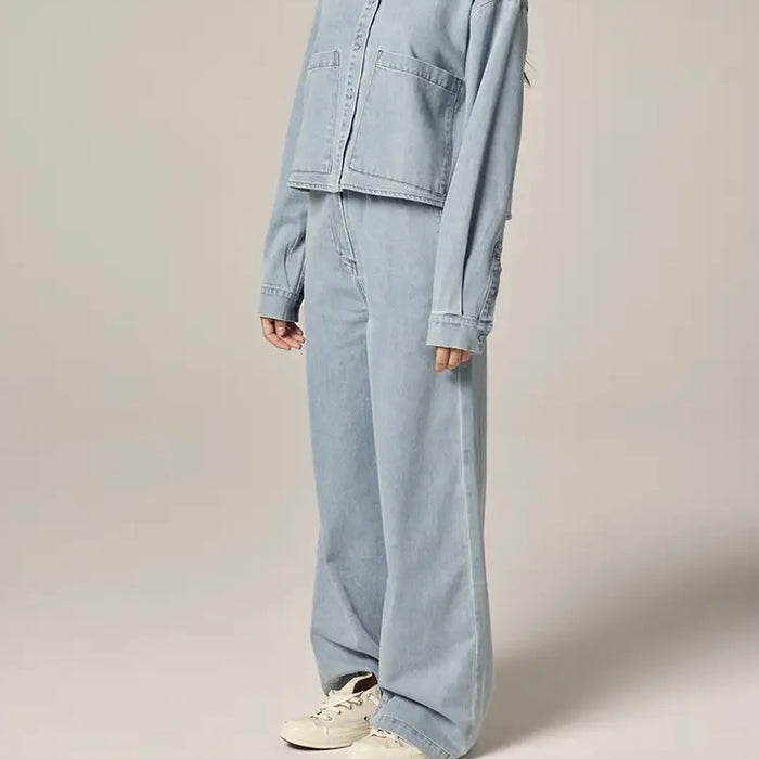 Amente- Wide Leg Elestic Pants