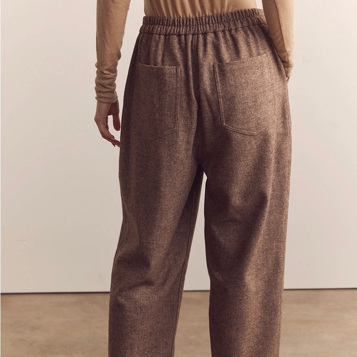 A Mente- Wool Blend Baby Herringbone Pants