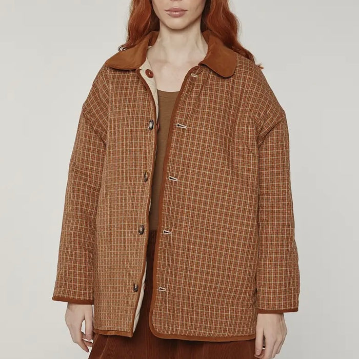 A Mente- Reversible Quilted Cotton Jacket