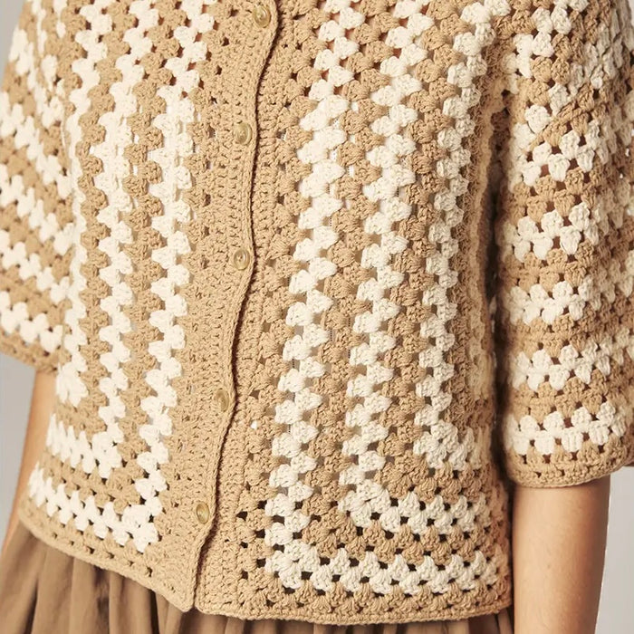 Amente- Hand Knit Crochet Shirts