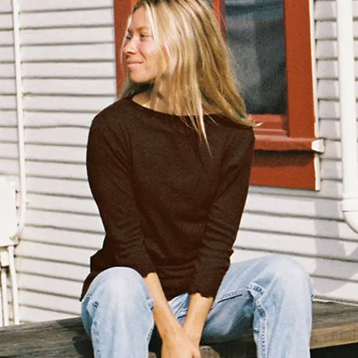 LA Relaxed- Ballet Pointelle Tee