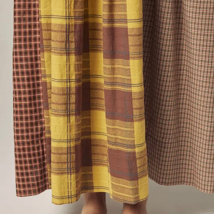 Amente- Contrast Midi Dress