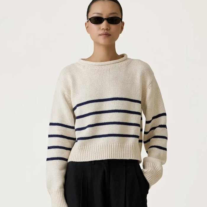 Laude The Label- Field Sweater - Classic Stripe