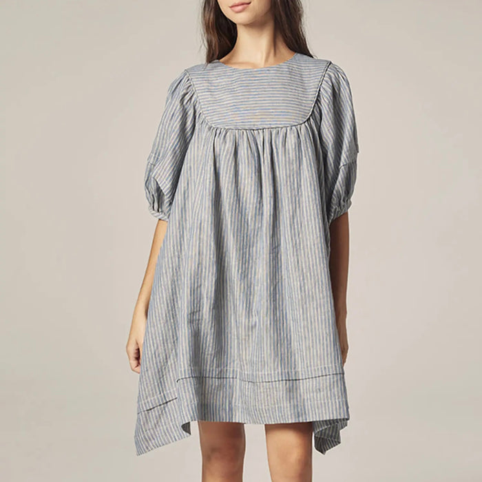Amente- Yoke Stripe Dress
