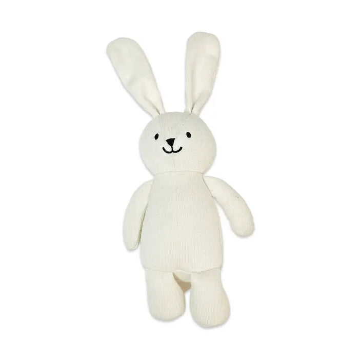 Viverano Organics- Jojo Lil Bunny - Organic Knit Stuffed Animal Baby Toy