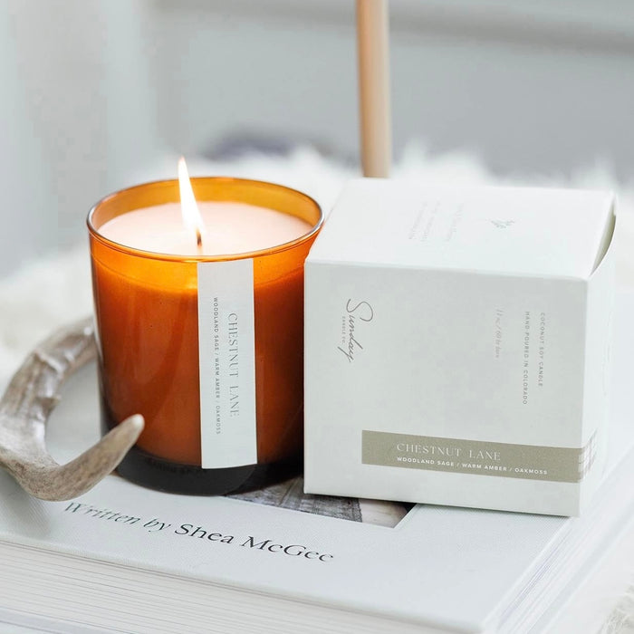 Sunday Candle Co.- Chestnut Lane 9oz.