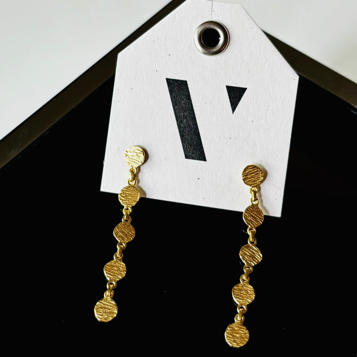 Coin Chain Earrings