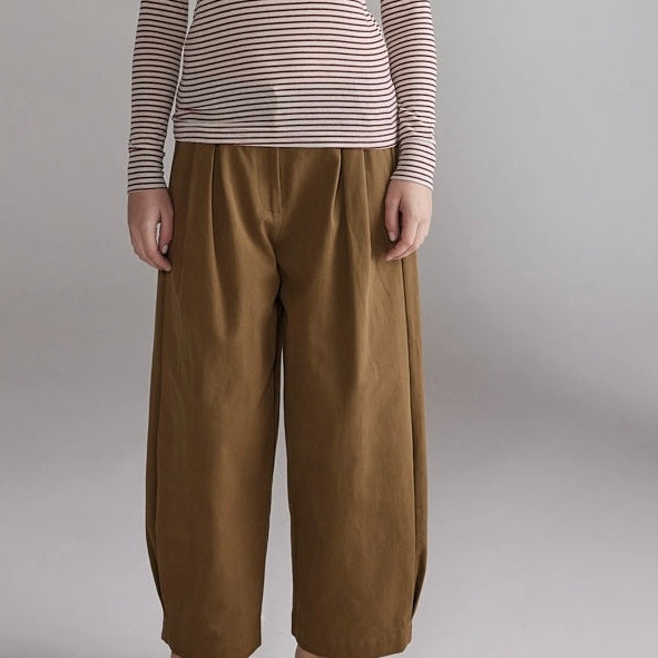 Amente- Wool Blend Stripe Knit Top