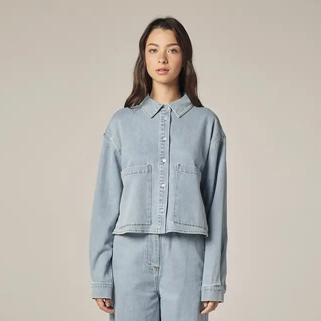 Amente- Short Denim Shirt/Jacket