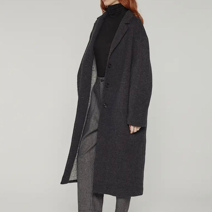 A Mente- Cocoon Sleeve Maxi Coat