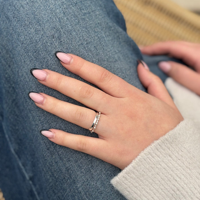 Sterling Midi Stacking Rings