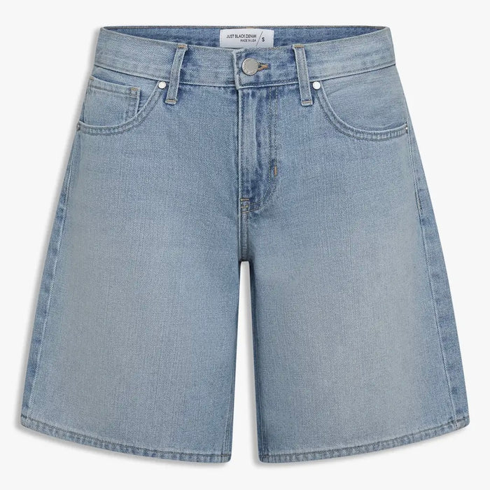 Just Black Denim- Jort Light Wash