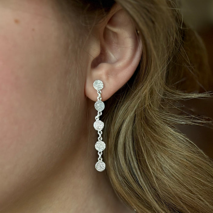 Coin Chain Earrings