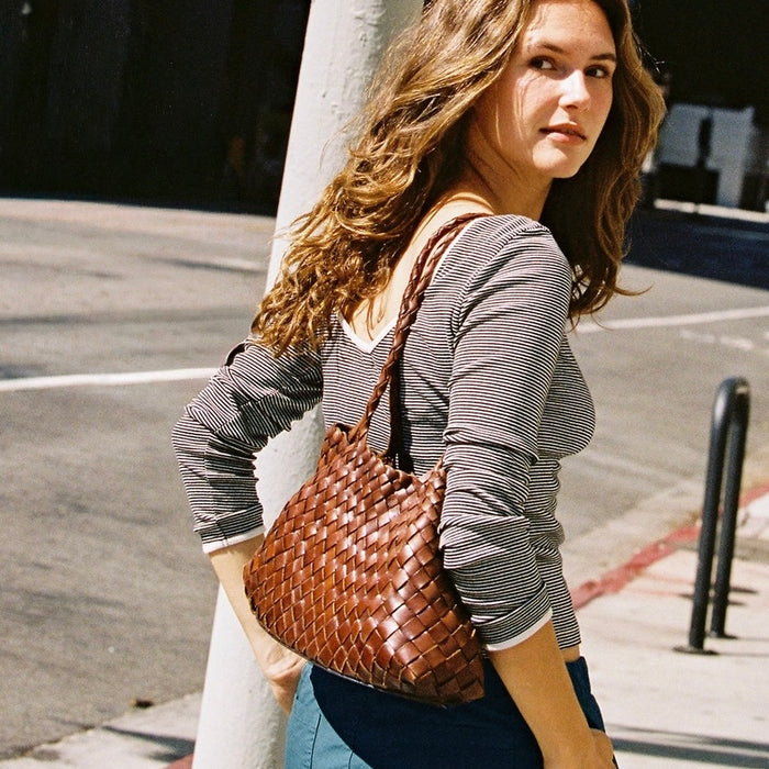 LA Relaxed- Low Back Stripe Top