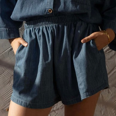 The Simple Folk- The Chambray Denim Short