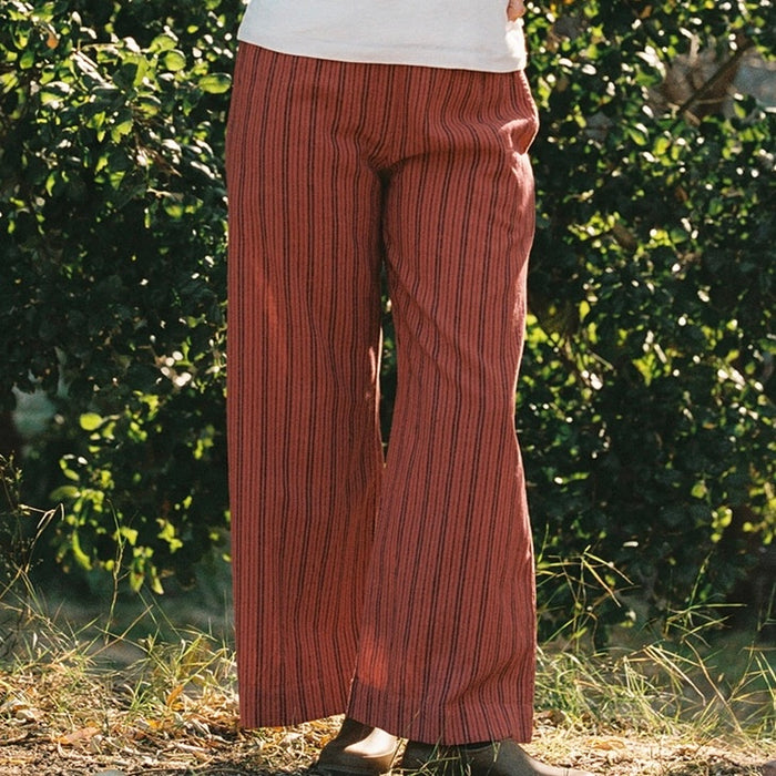 LA Relaxed- Stripe Washed Trouser