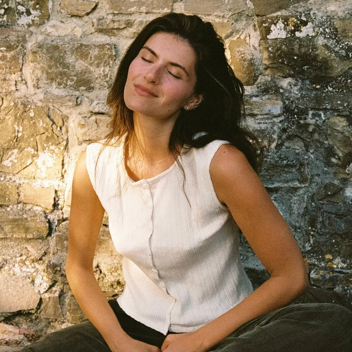 LA Relaxed-Pointelle Shell