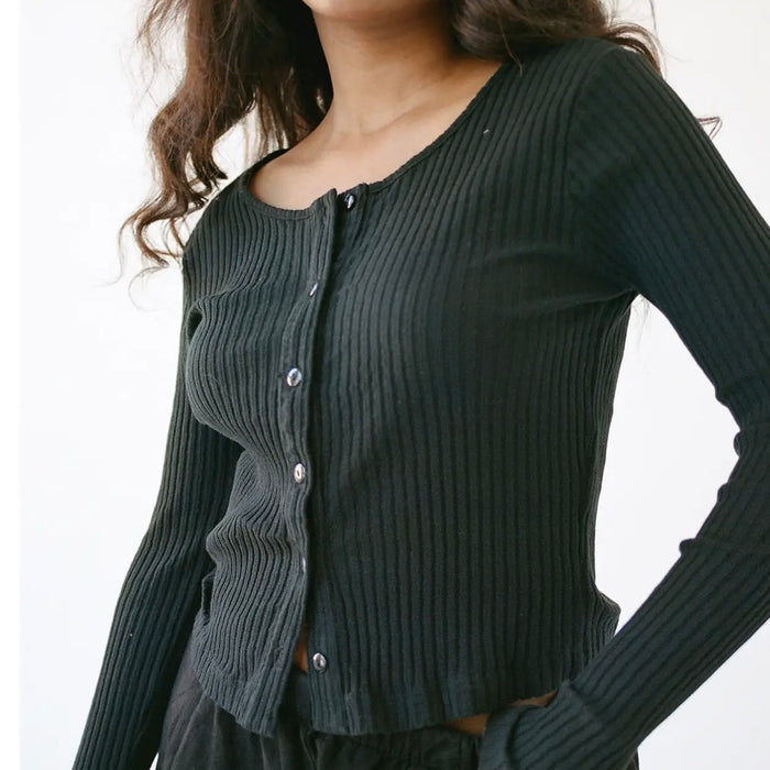 LA Relaxed - Pointelle Cardigan