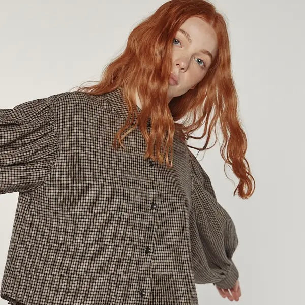 A Mente- Volume Sleeve Blouse