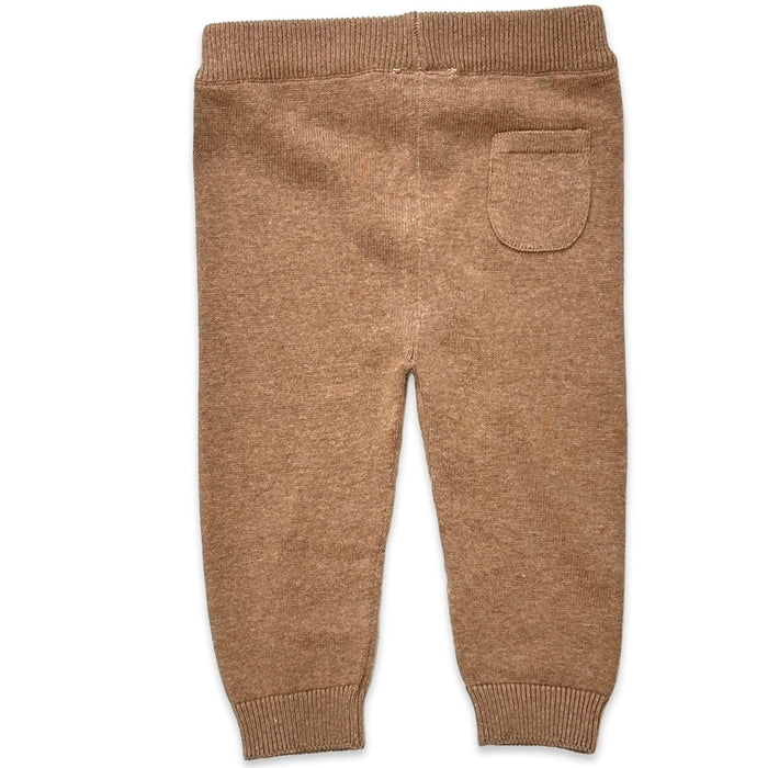 Viverano Organics- Pocket Sweater Knit Baby Legging Pants (Chai Spice)