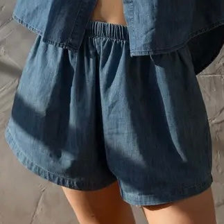 The Simple Folk- The Chambray Denim Short