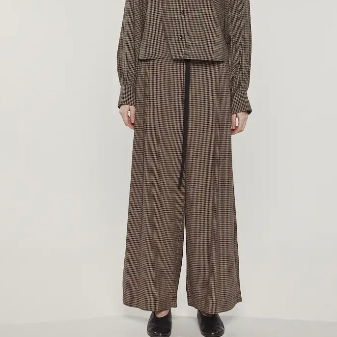 A Mente- Wide Leg Straight Pants