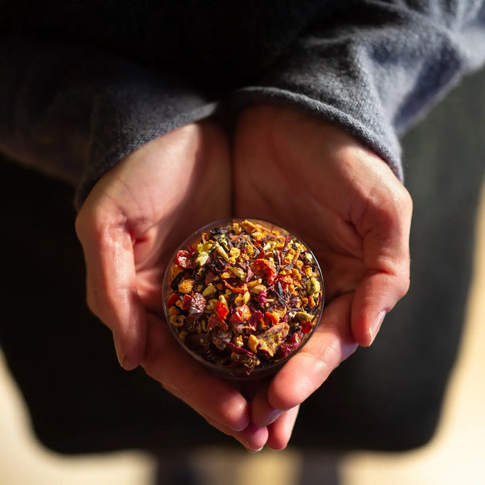 Bespoke Provisions- Cranberry Orange Herbal Tea - Organic Premium Loose Leaf