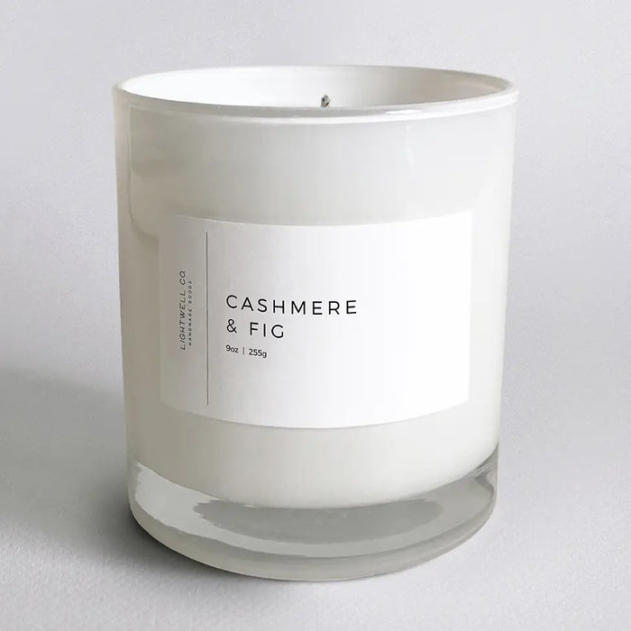 Lightwell Co.- Cashmere & Fig White Tumbler