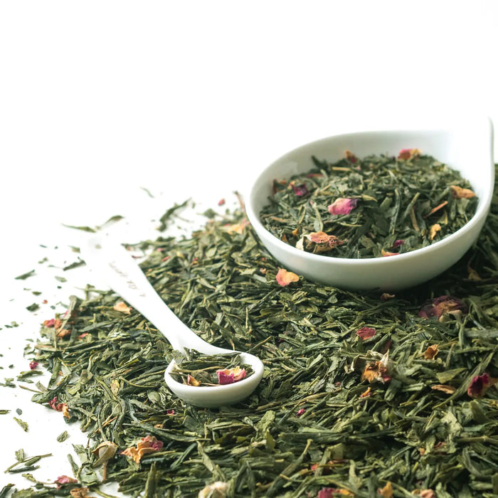 Bespoke Provisions- 3.5 oz Pomegranate Green Loose Leaf Tea