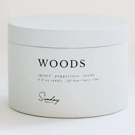 Sunday Candle Co.- Woods Travel 6oz.