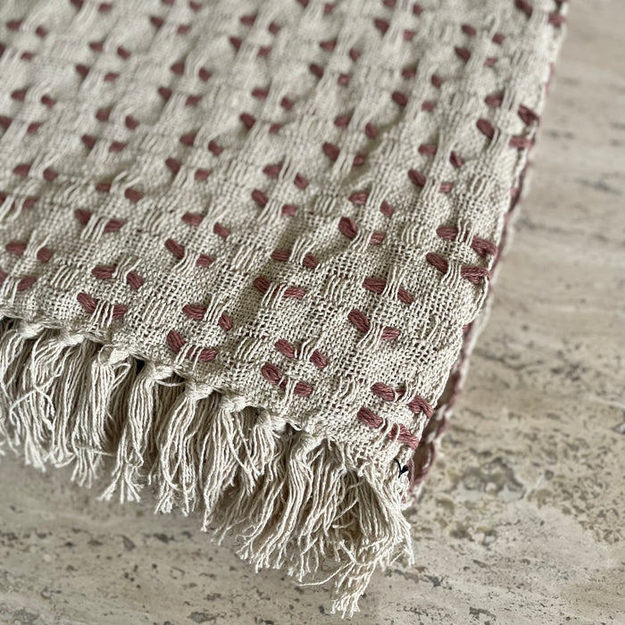 Woven Cotton Throw Blanket