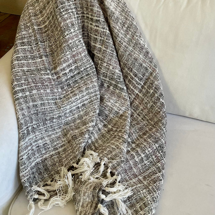 Vintrey Woven Cotton Throw Blanket