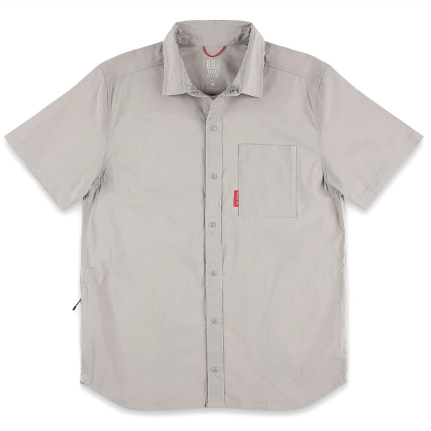 Topo Design Global Shirt- Light Gray - Vintrey